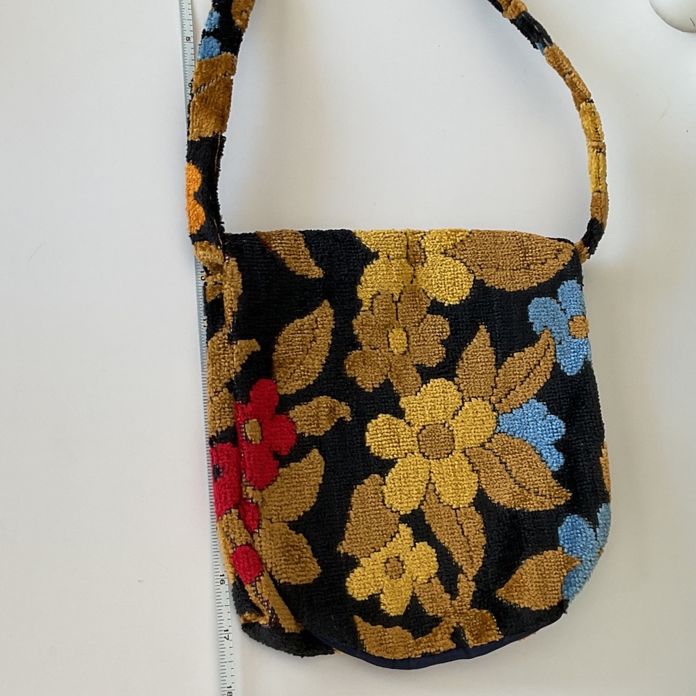 BOHO Floral Patterned Tapestry Women's Bag - Picture 8 of 8